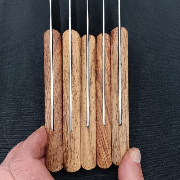 Lot Of 5 1970s Vintage 6"-8.5" Blade GOLDEN FISH Chef Slicing Knife JAPAN - Picture 9 of 16